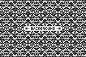 background black seamless pattern with unique ethnic texture vector