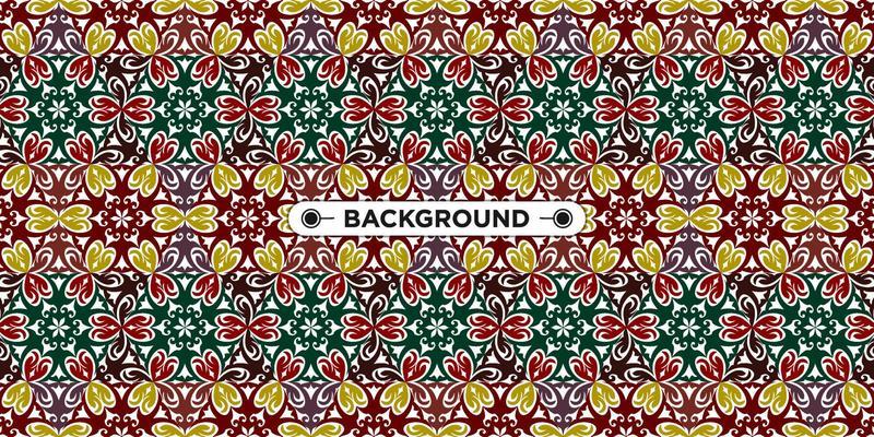 Unique colorful ethnic seamless pattern background