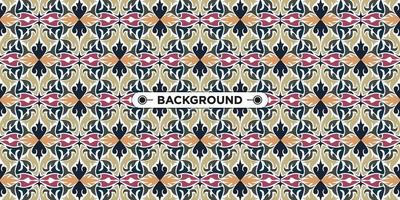 Unique colorful ethnic seamless pattern background vector