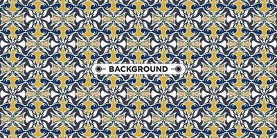 Unique colorful ethnic seamless pattern background vector