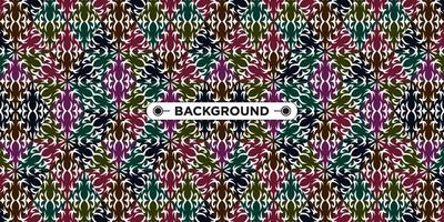 Unique colorful ethnic seamless pattern background vector