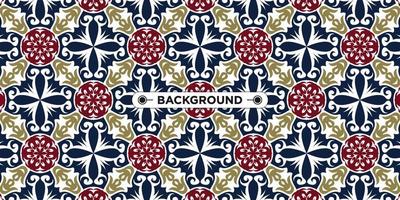 Unique colorful ethnic seamless pattern background vector