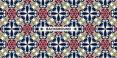 Unique colorful ethnic seamless pattern background vector