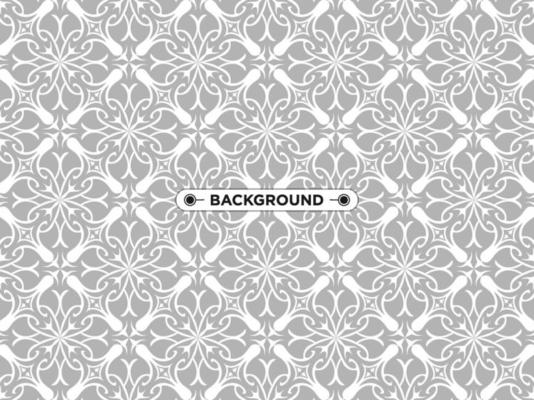 gray ethnic mandala seamless pattern background