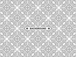 gray ethnic mandala seamless pattern background vector