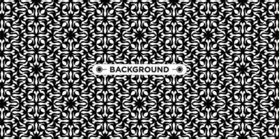 background pattern seamless ethnic geometric black and white vector
