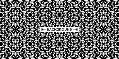 background pattern seamless ethnic geometric black and white vector