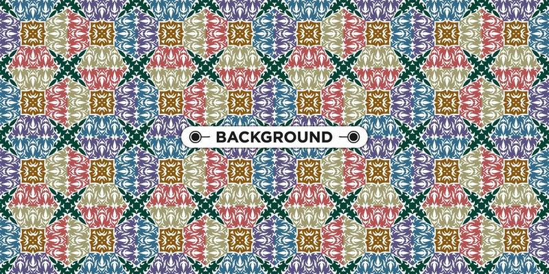 Unique colorful ethnic seamless pattern background