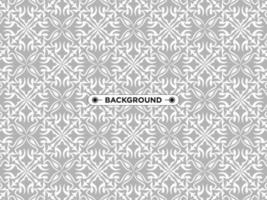 gray ethnic mandala seamless pattern background vector