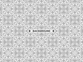 gray ethnic mandala seamless pattern background vector