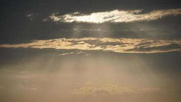 Dark Cloud in Sky in village photo