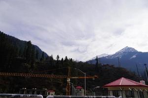 Imágenes de hermoso lugar turistico en las montañas foto