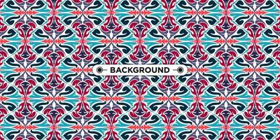 Unique colorful ethnic seamless pattern background vector