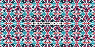 Unique colorful ethnic seamless pattern background vector