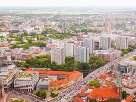 HDR Berlin aerial view photo