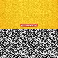 Interlacing rounded stripes. Not seamless pattern. Vector illustration