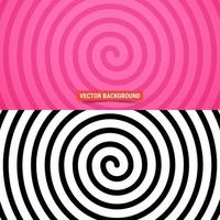 Simple background. Spiral pattern over pink background. Vector illustration