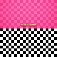 Simple background. Checkerboard pattern over pink background. Vector illustration