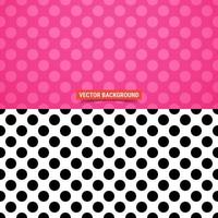 Simple background. Dots pattern over pink background. Vector illustration