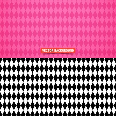 Simple background. Diamond pattern over pink background. Vector illustration