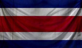 Costa Rica flag waving. Background for patriotic and national design photo