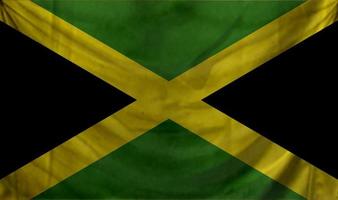 Jamaica flag wave design photo