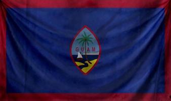 Guam flag wave design photo