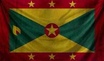 Grenada flag wave design photo