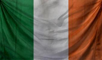 diseño de onda de la bandera de irlanda foto