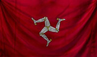 Isle of Man flag wave design photo