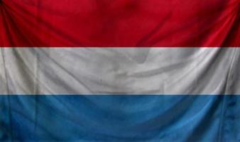 Luxembourg flag wave design photo