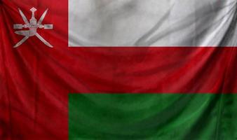 Oman flag wave design photo