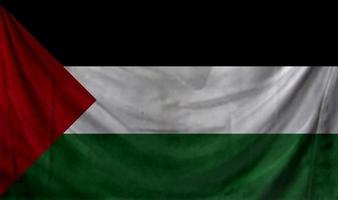 Palestine flag wave design photo