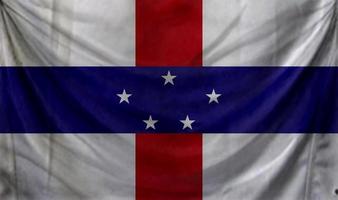 netherlands antilles flag wave design photo