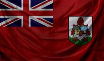 Bermuda flag waving. Background for patriotic and national design photo