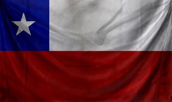 Chile flag waving. Background for patriotic and national design photo