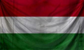 Hungary flag wave design photo