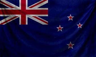 New Zealand flag wave design photo