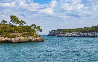 playa turquesa bahía cala samarador amarador mallorca islas baleares españa. foto