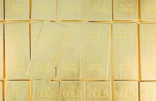 Stack close-up Gold Bars weight of 1000 grams.,Concept of success in business and finance.,3d model and illustration.