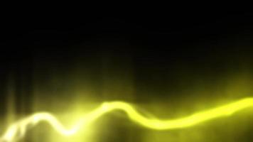 abstrato dourado. padrão de movimento aurora video