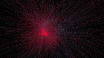 abstrakte glühenergie roter neonmaschenstreifentunnel video