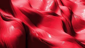 Abstract seamless loop  red gradient 3D geometric video