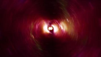 túnel de mística rosa hipnótico grunge loop abstrato video