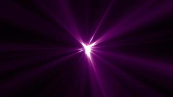 Schleifenzentrum leuchtet lila Lichtfluss
