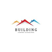 Urban building construction logo icon symbol, house, apartment, city view vector