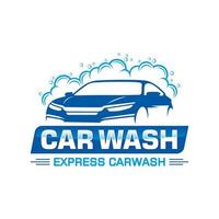 Car wash logo design vector Template