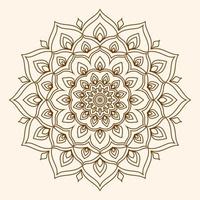 mandala abstract circular flower decoration vector design element