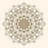 mandala abstract circular flower decoration vector design element