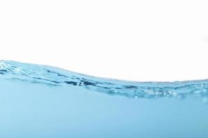 The surface of the water splash isoleted on white background for abstract photo